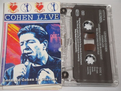 LEONARD COHEN - Cohen Live - 4771714 Cassette Tape