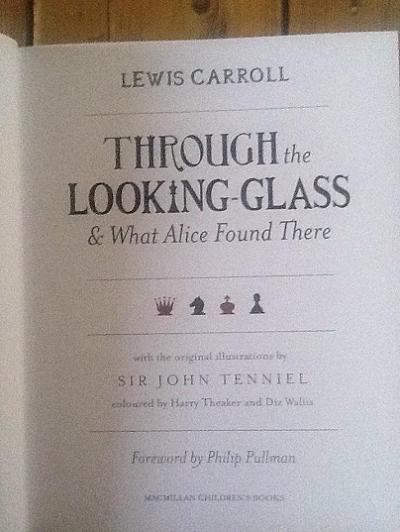 Lewis Carroll Looking Glass Illustrated Book