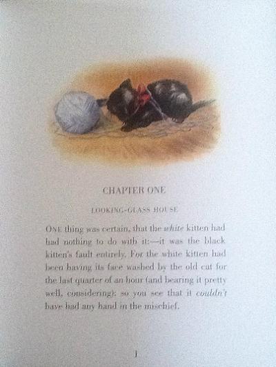 Lewis Carroll Looking Glass Illustrated Book