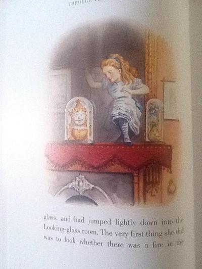 Lewis Carroll Looking Glass Illustrated Book