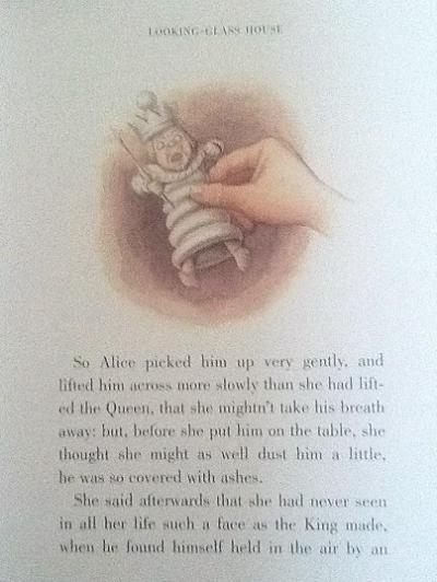 Lewis Carroll Looking Glass Illustrated Book