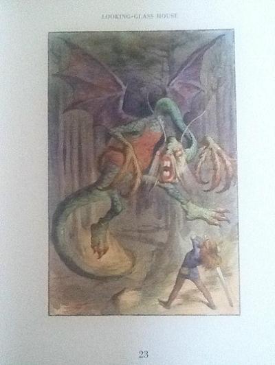 Lewis Carroll Looking Glass Illustrated Book