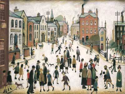 Lowry A Village Square Print