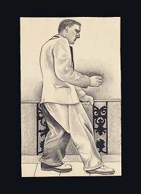 Lucian Freud A Walk to the Office