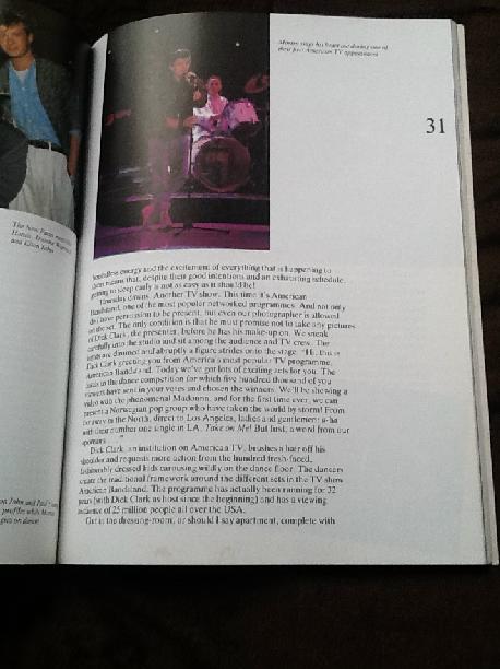 a-ha The Story So Far Paperback Book 1986