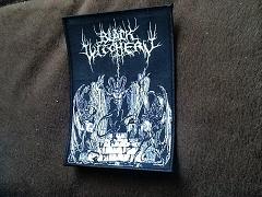 black witchery woven patch
