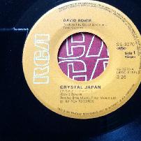 David Bowie Crystal Japan Japanese 7 Vinyl