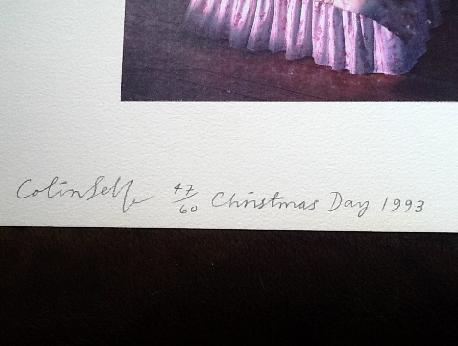Colin Self Christmas Day 1993 Signed & Numbered Print