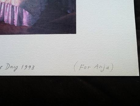 Colin Self Christmas Day 1993 Signed & Numbered Print