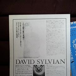 David Sylvian Gone to Earth Japanese Double LP