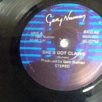 Gary Numan - She's Got Claws UK 7 Vinyl