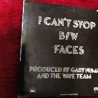 Gary Numan - I Can't Stop/Faces UK 7