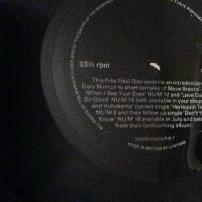 Gary Numan - I Can't Stop/Faces UK 7