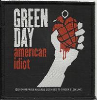 Green Day American Idiot 2004 Official Woven Patch