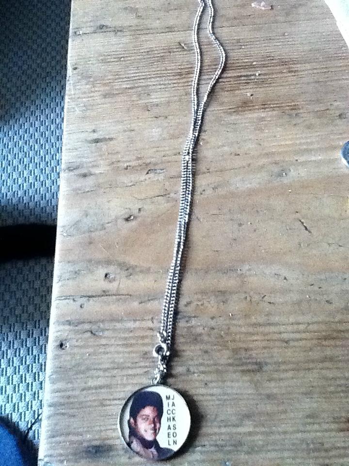 Michael Jackson Vintage 1980s Metal Pendant