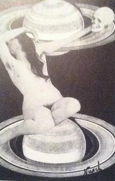 Photo-collage by Nusch Éluard