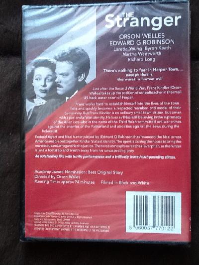 Orson Welles The Stranger UK Dvd