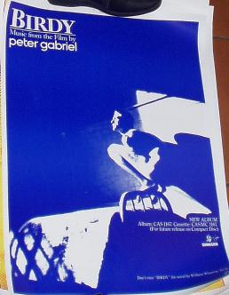 Peter Gabriel Birdy poster