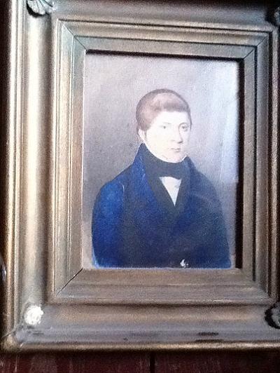 A Georgian Watercolour Portrait of a Gentleman