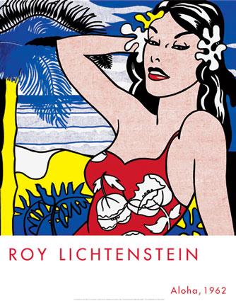 Roy Lichtenstein Aloha, 1962 Poster