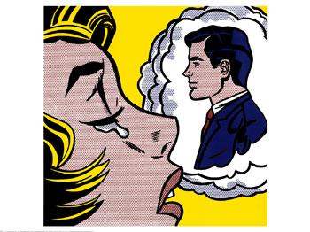 Roy Lichtenstein Thinking of Him Art Print
