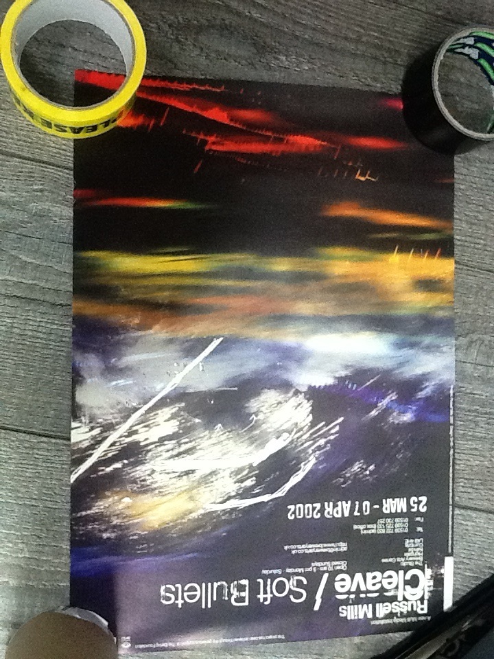 Russell Mills Cleave Poster