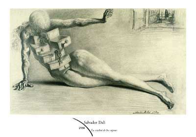 Salvador Dali The City of the Drawers Art Print