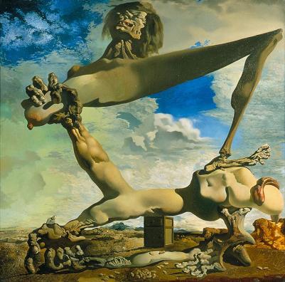 Salvador Dali Soft Construction with Boiled Beans Art Print