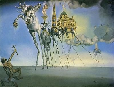 Salvador Dali The Temptation of St. Anthony c.1946 Art Print