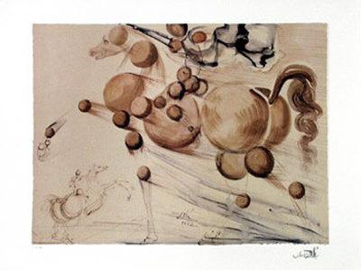 Salvador Dali Transparent Horse Art Print