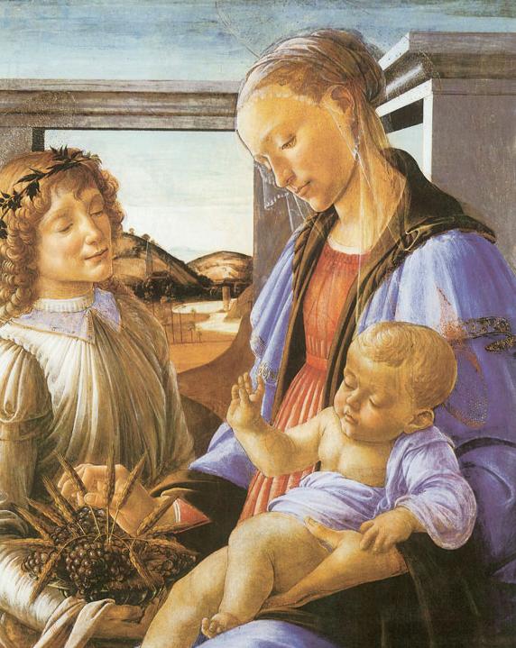 Sandro Botticelli Madonna of the Eucharist Print