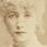 Sarah Bernhardt French Actress in a Frilly Dress