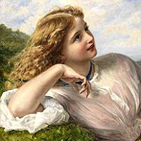 Sophie Anderson The Song of the Nightingale Fine Art Print