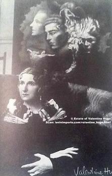 Valentine Hugo in front of The Constellations