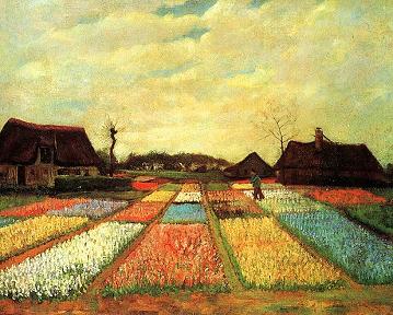 Vincent van Gogh Bulb Fields Canvas Print