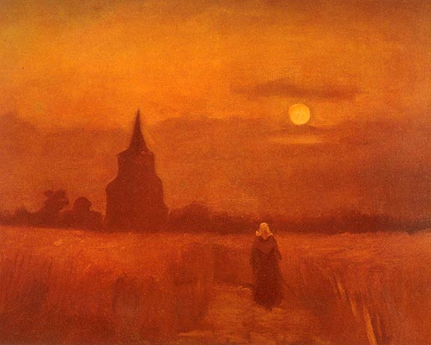 Vincent van Gogh Fields 24 Inch Canvas Print