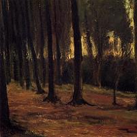 Vincent van Gogh Edge of a Wood Fine Art Print