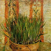 Vincent van Gogh Flowerpot with Chives Fine Art Print