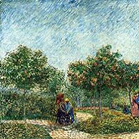 Vincent van Gogh The Voyer d'Argenson Park in Asnieres Fine Art Print