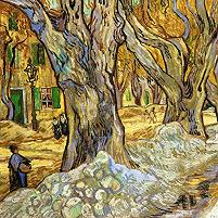 Vincent van Gogh Large Plane Trees Fine Art Print