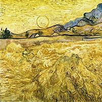 Vincent van Gogh The Reaper(also known as Enclosed Field with Reaper) Fine Art Print