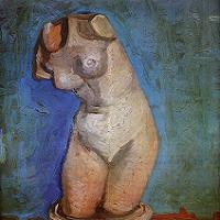 Vincent van Gogh Plaster Statuette of a Female Torso Fine Art Print