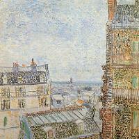 Vincent van Gogh View of Paris from Vincent's Room in the Rue Lepic Fine Art Print