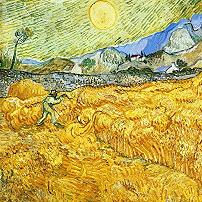 Vincent van Gogh The Reaper Fine Art Print