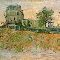 Vincent van Gogh The Restaurant de la Sirene at Asnieres Fine Art Print
