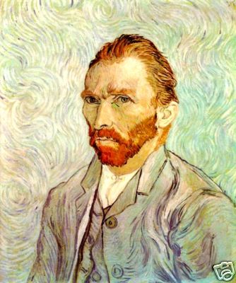 Vincent van Gogh Self-Portrait, Saint Remy Canvas Print