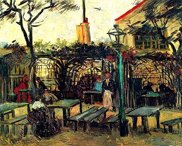 Vincent van Gogh Terrace of a Cafe Canvas Print