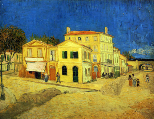 Vincent van Gogh The Yellow House Canvas Print