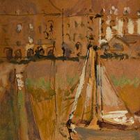 Walter Sickert - Dieppe Harbour, France Fine Art Print