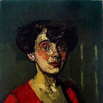 Walter Sickert - Head of a Woman (also known as The Belgian Cocotte) Fine Art Print